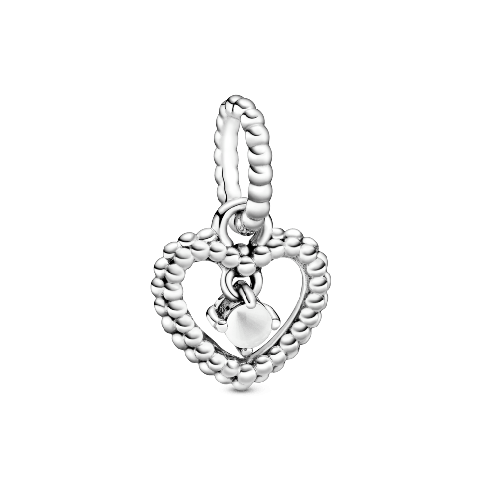 Charms Pendente Coração Esferas [ENCOMENDA]