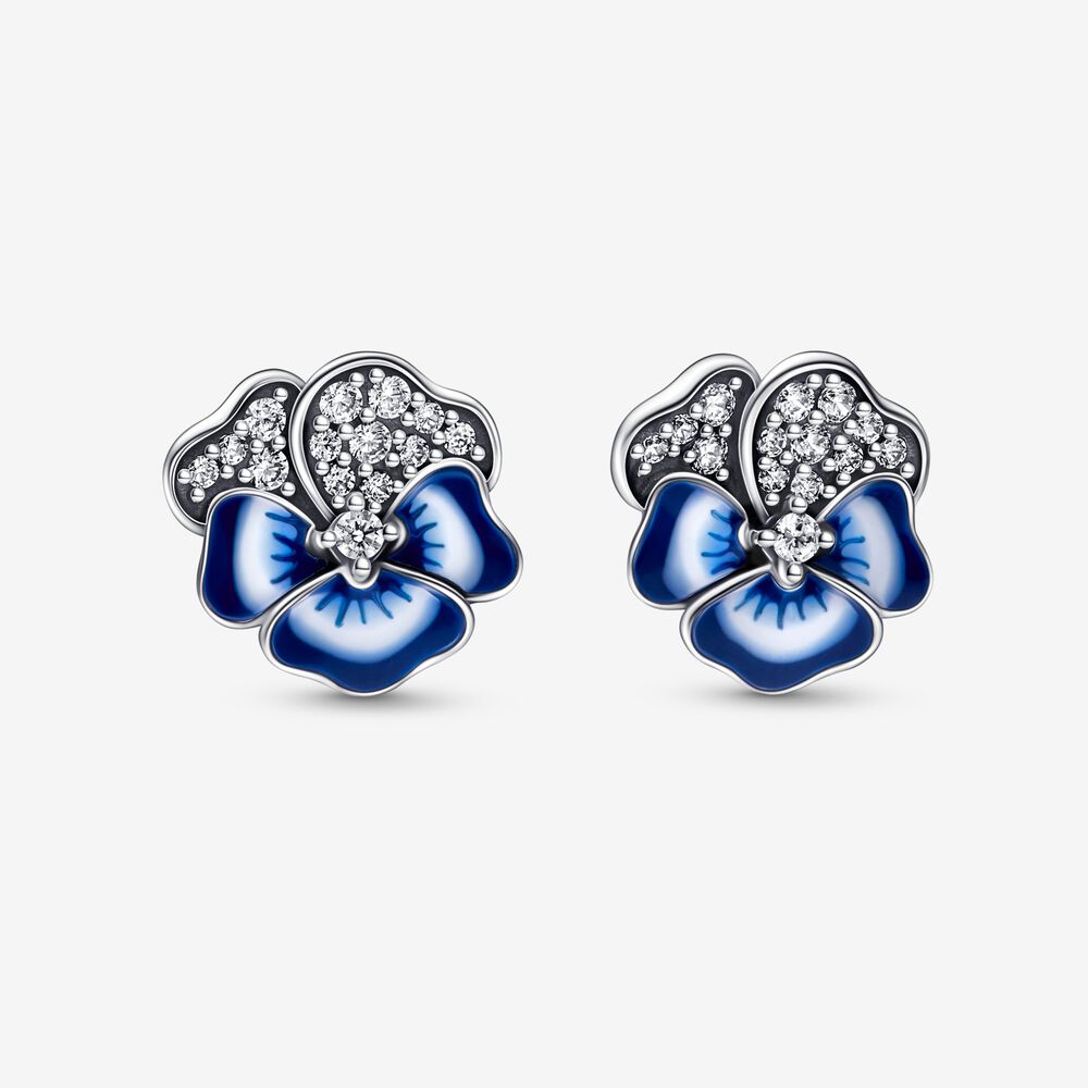 Brincos Amor-Perfeito Azul [ENCOMENDA]