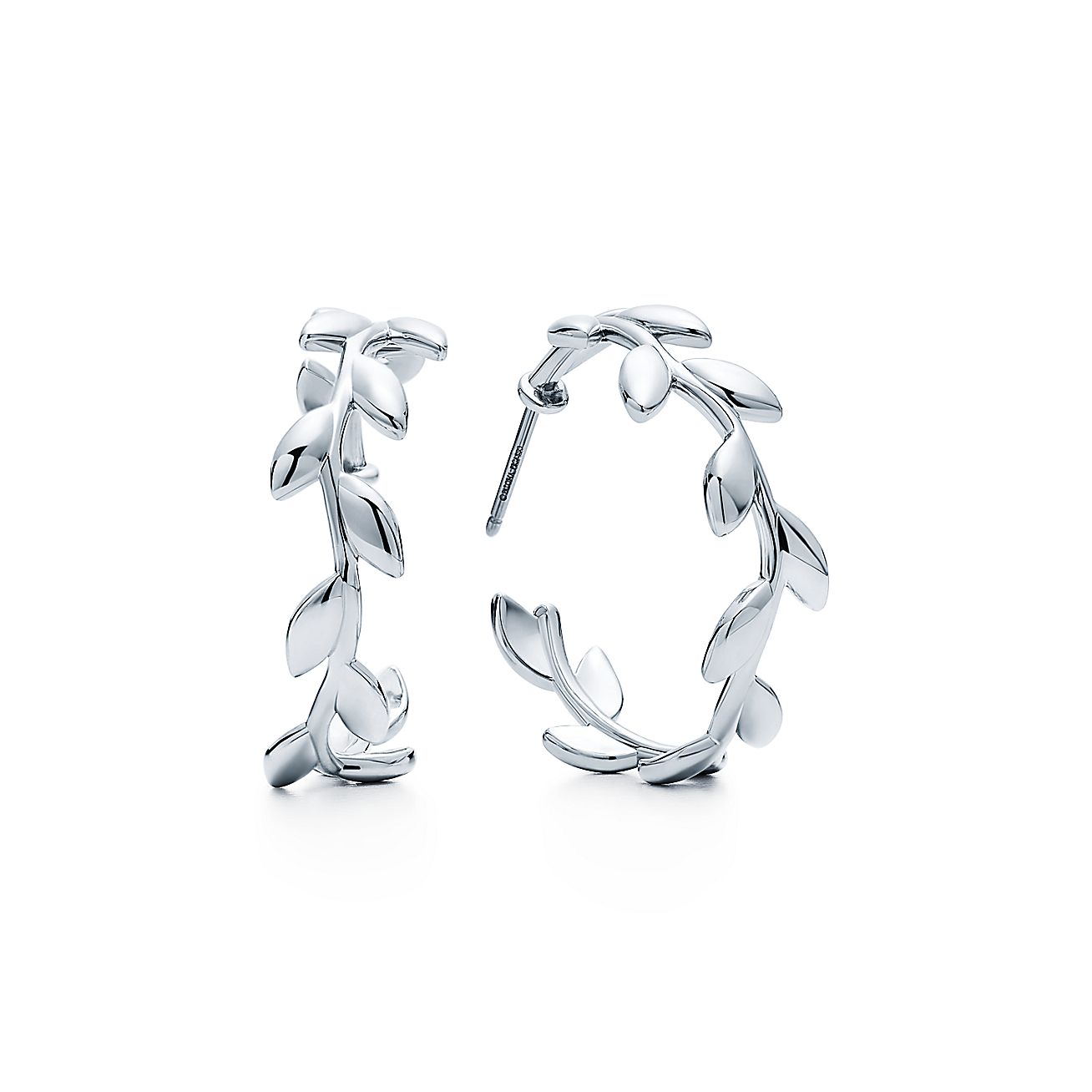 Brincos de Argola de Folhas de Oliva [ENCOMENDA]