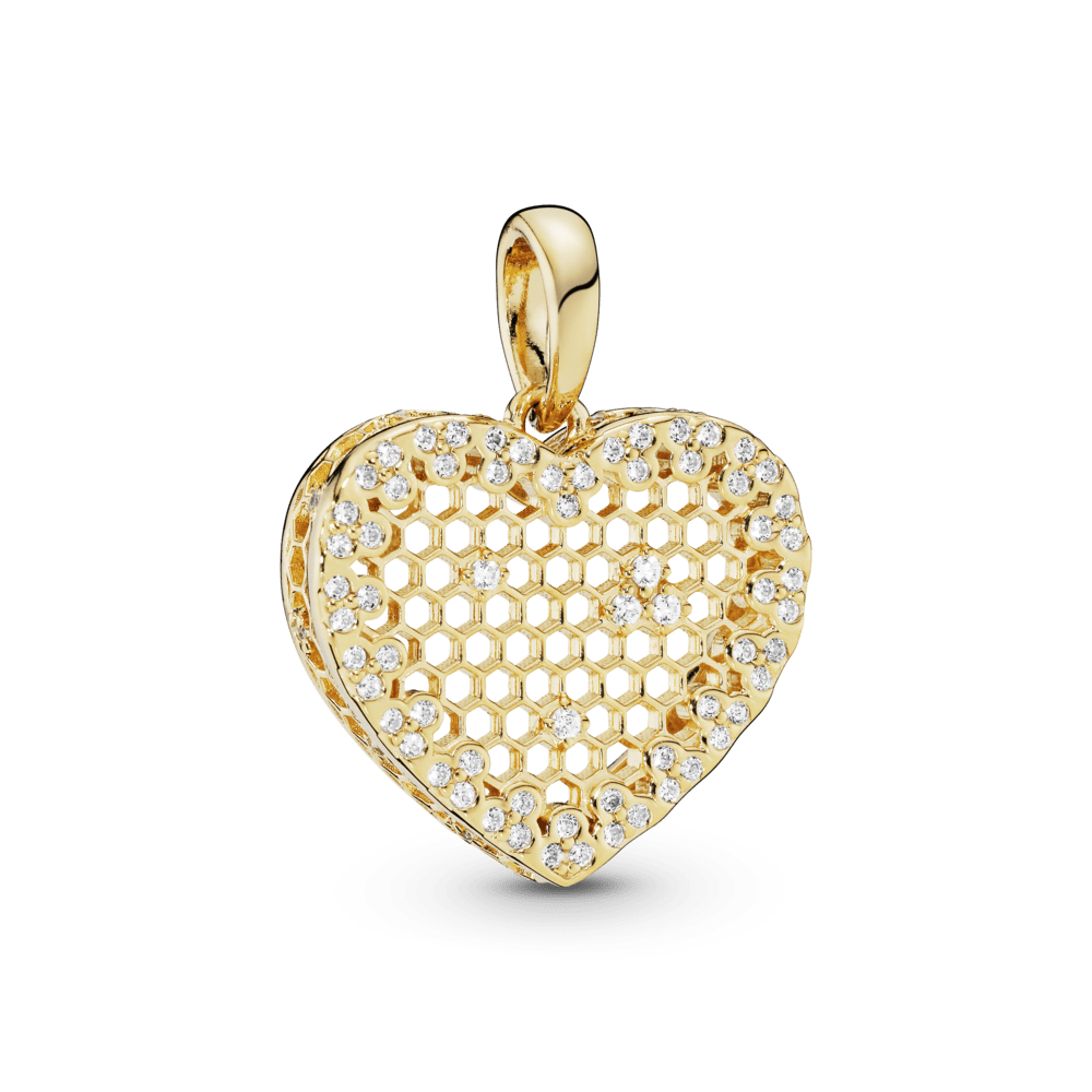 Charm Pendente Favo de Mel [ENCOMENDA]