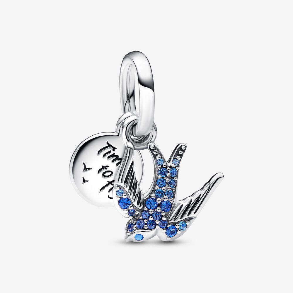 Charm Andorinha Cintilante [ENCOMENDA]