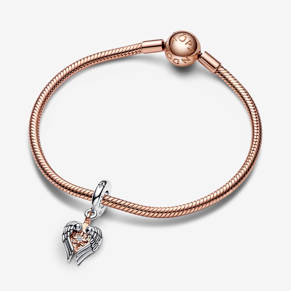 Charm Asas de Anjo e Bussola Celestial [ENCOMENDA]