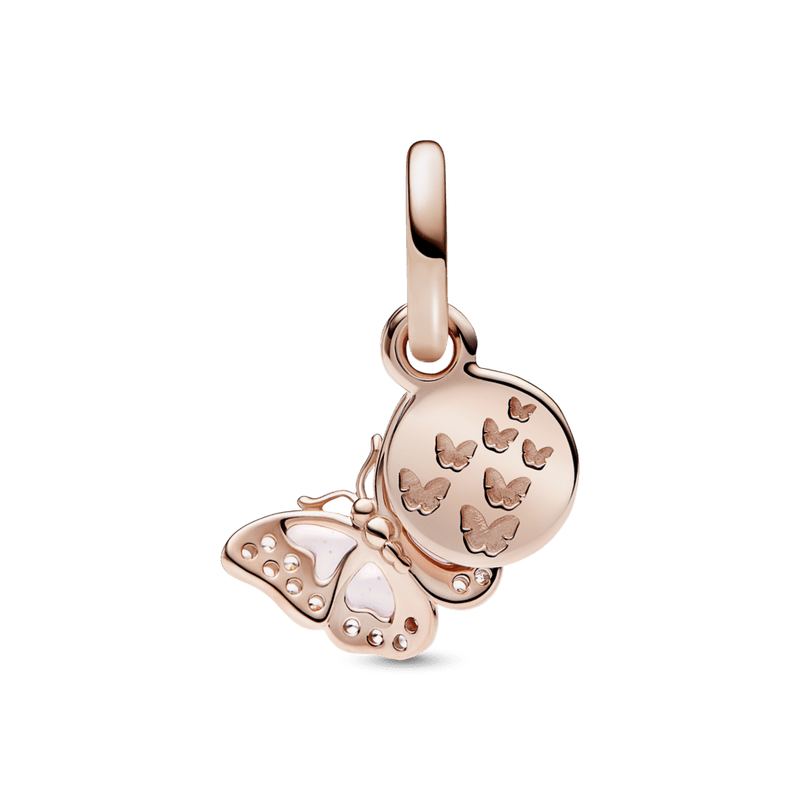 Charm Borboleta Rosa [ENCOMENDA]