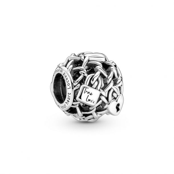 Charm de Cadeado de Elo de Corrente [ENCOMENDA]