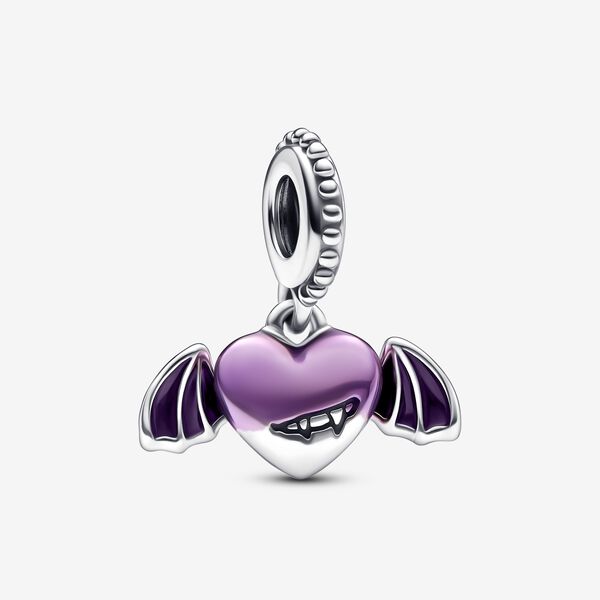 Charm Coração Vampiro Alado [ENCOMENDA]
