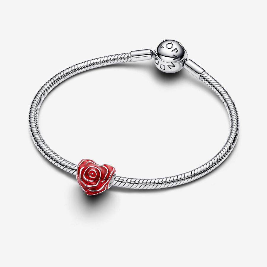 Charm Coração de Rosa [ENCOMENDA]