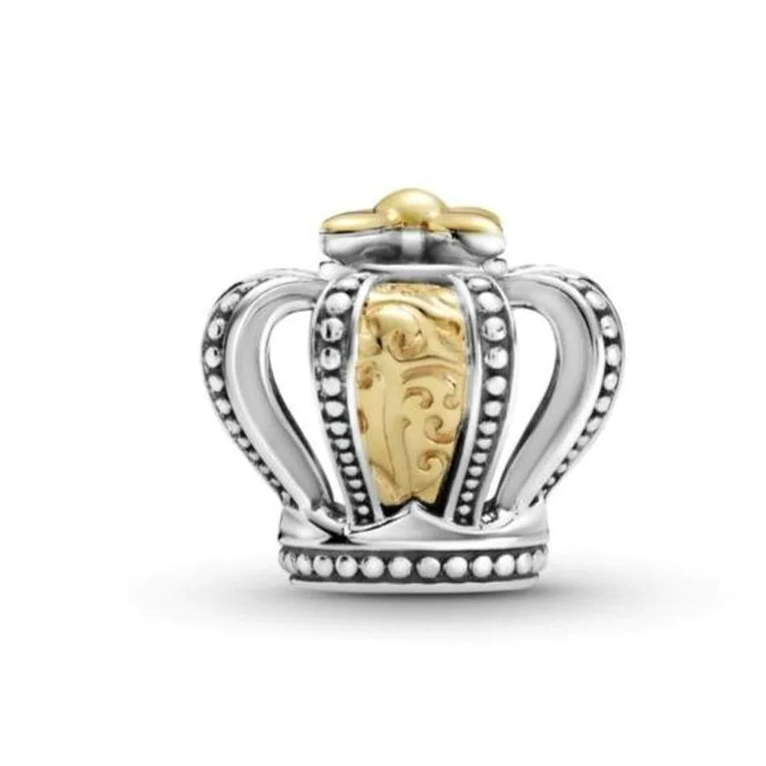 Charm Dois Tons Coroa Real [ENCOMENDA]