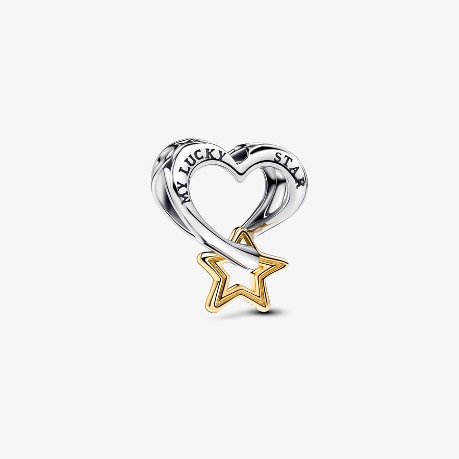 Charm Estrela da Sorte e Coração [ENCOMENDA]