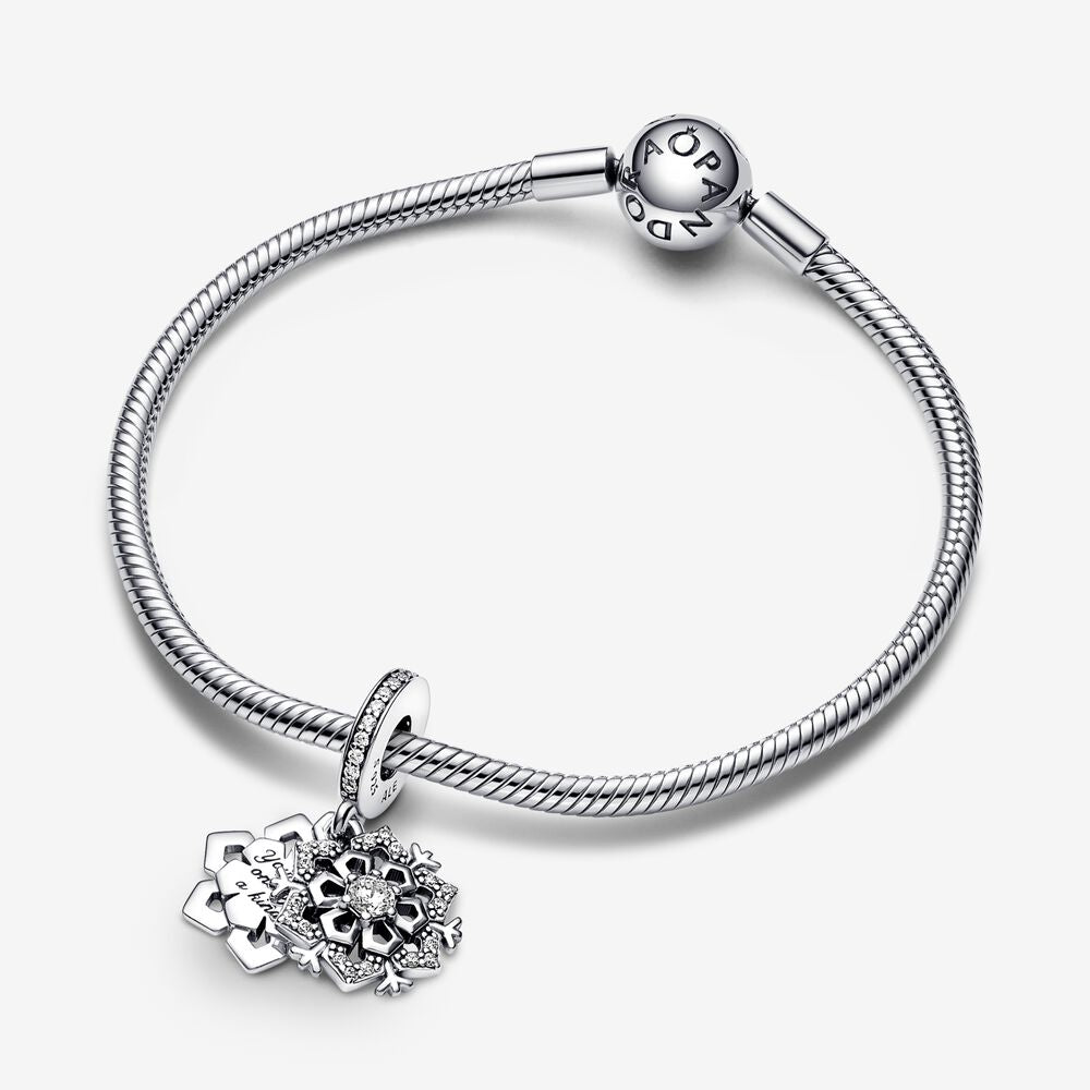Charm Floco de Neve Duplo [ENCOMENDA]
