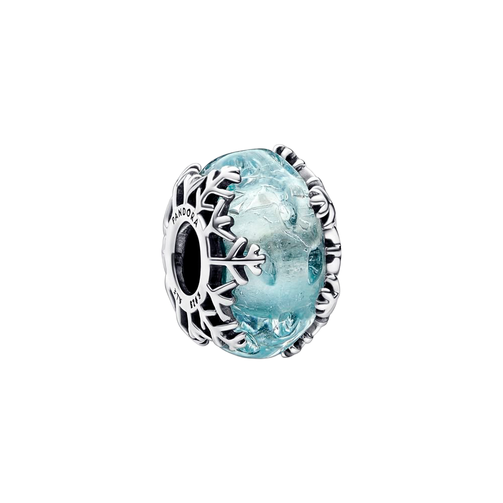 Charm Floco de Neve de Murano