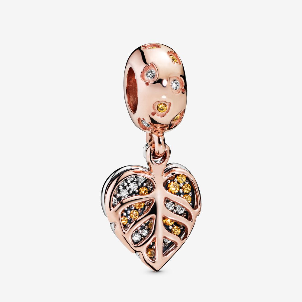 Charm Pendente Folha Espumante [ENCOMENDA]