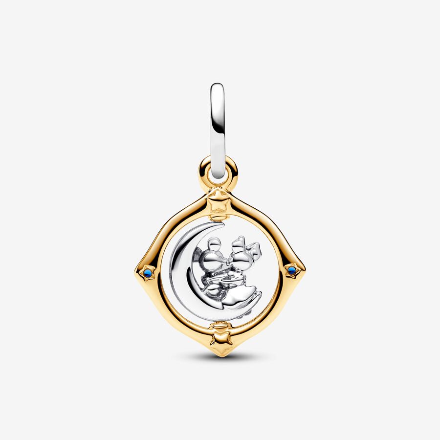 Charm Lua Giratória Mickey e Minnie [ENCOMENDA]