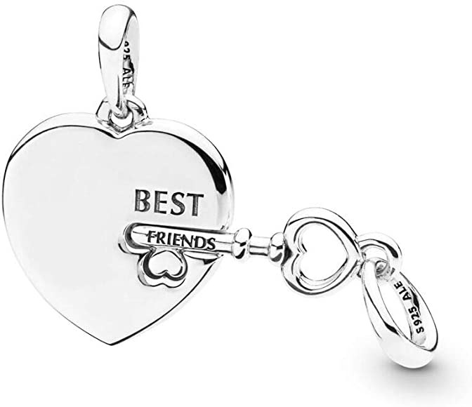 Charm Melhores Amigos Coração e Chave [ENCOMENDA]