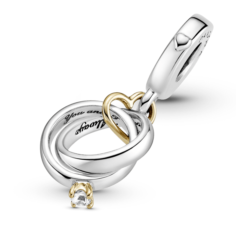 Charm Pendente Alianças de Casamento [ENCOMENDA]