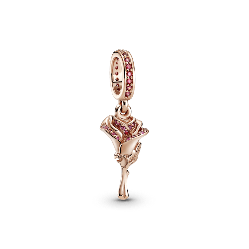 Charm Pendente Flor Rose [ENCOMENDA]