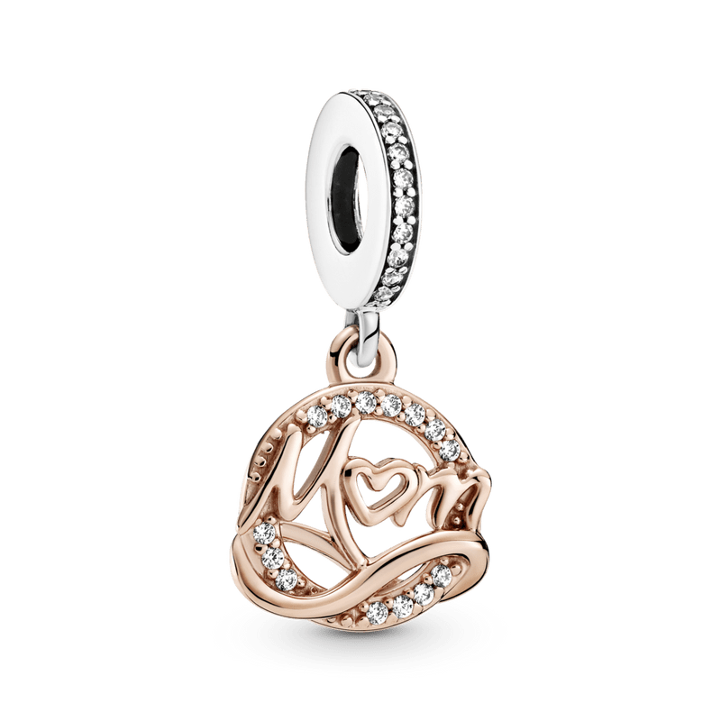 Charm Pendente Mamae Em Dois Tons [ENCOMENDA]