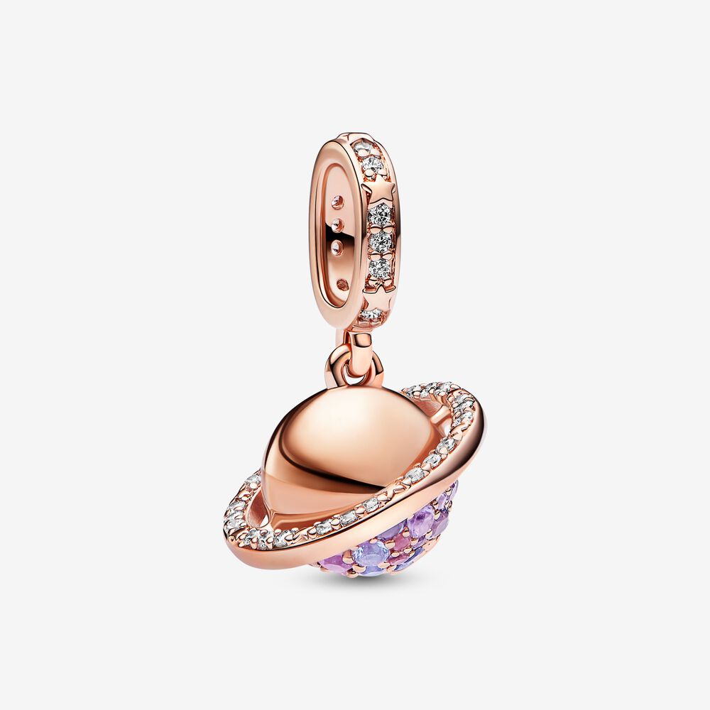 Charm Planeta Saturno Brilhante [ENCOMENDA]