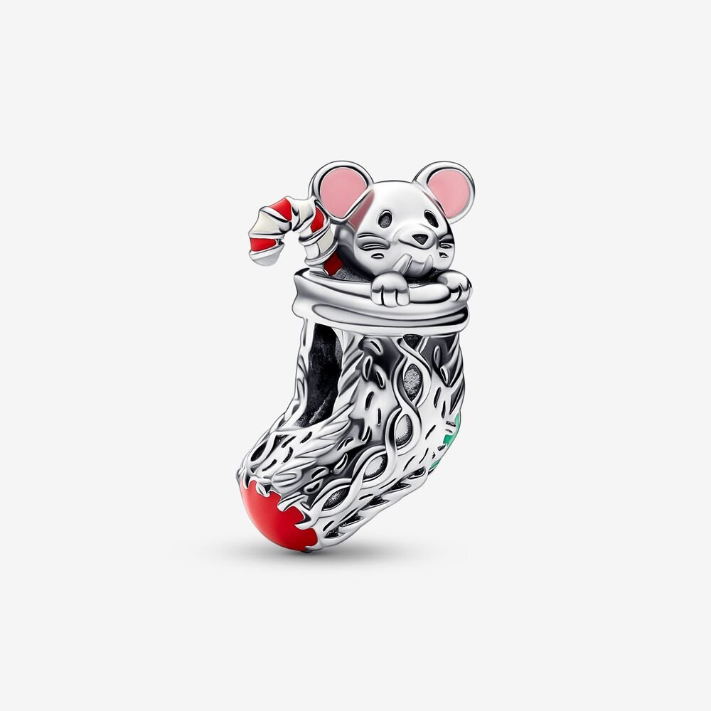 Charm Ratinho na Meia de Natal [ENCOMENDA]
