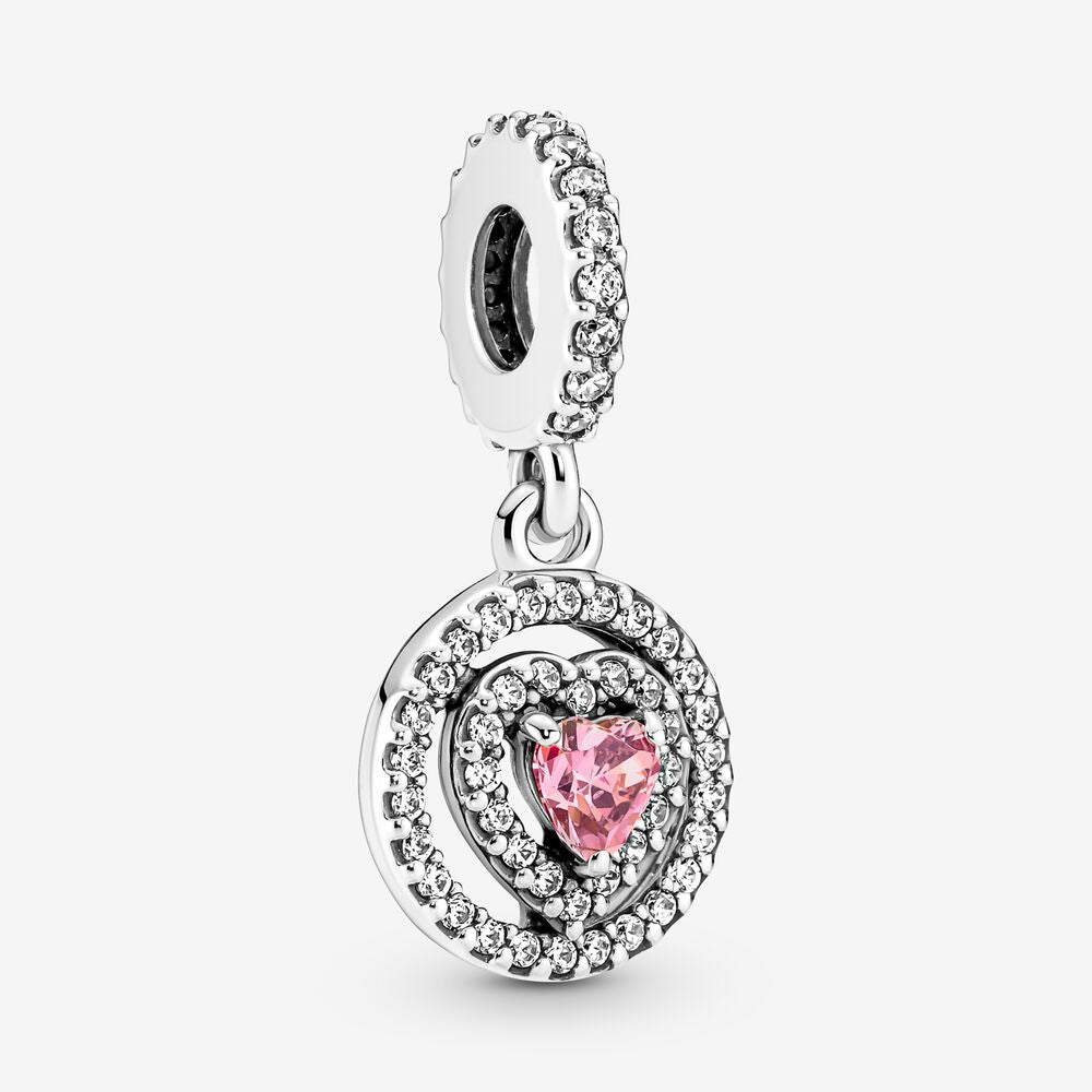 Charm de Coração Rosa [ENCOMENDA]