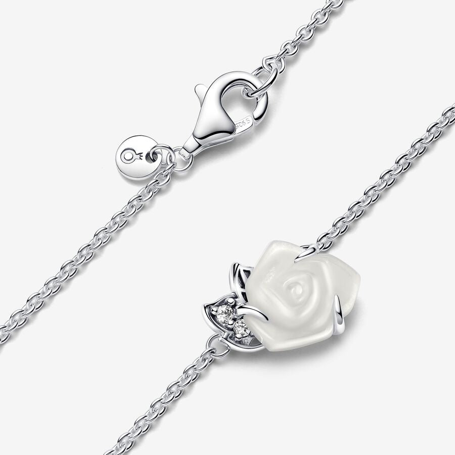 Colar Bloom Collier Rosa branca [ENCOMENDA]