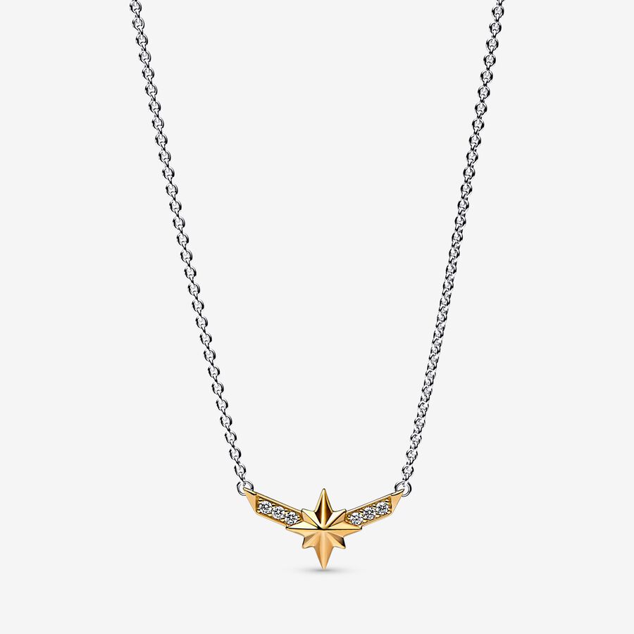 Colar Capitã Marvel Estrela Octograma [ENCOMENDA]