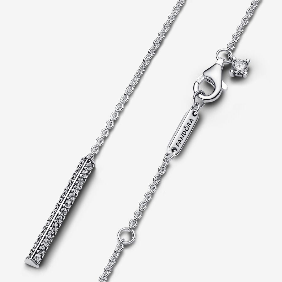 Colar Pendente Prisma Pavé [ENCOMENDA]