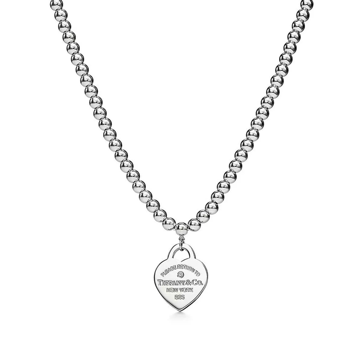 Colar de Contas com Coração