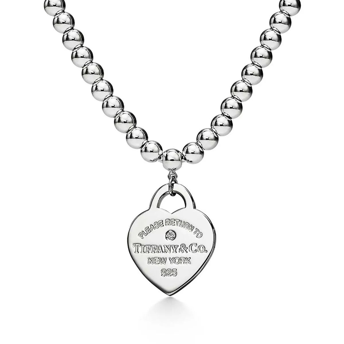 Colar de Contas com Coração