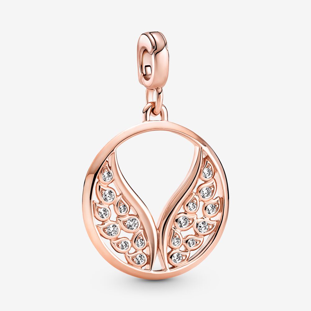 Mini Charm Medalhão Asas Ardentes [ENCOMENDA]
