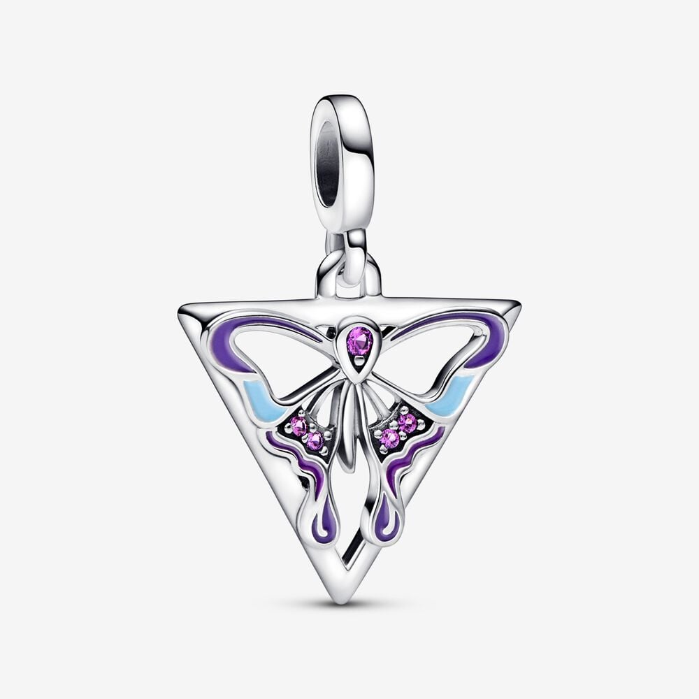 Mini Charm Medalhão Borboleta [ENCOMENDA]