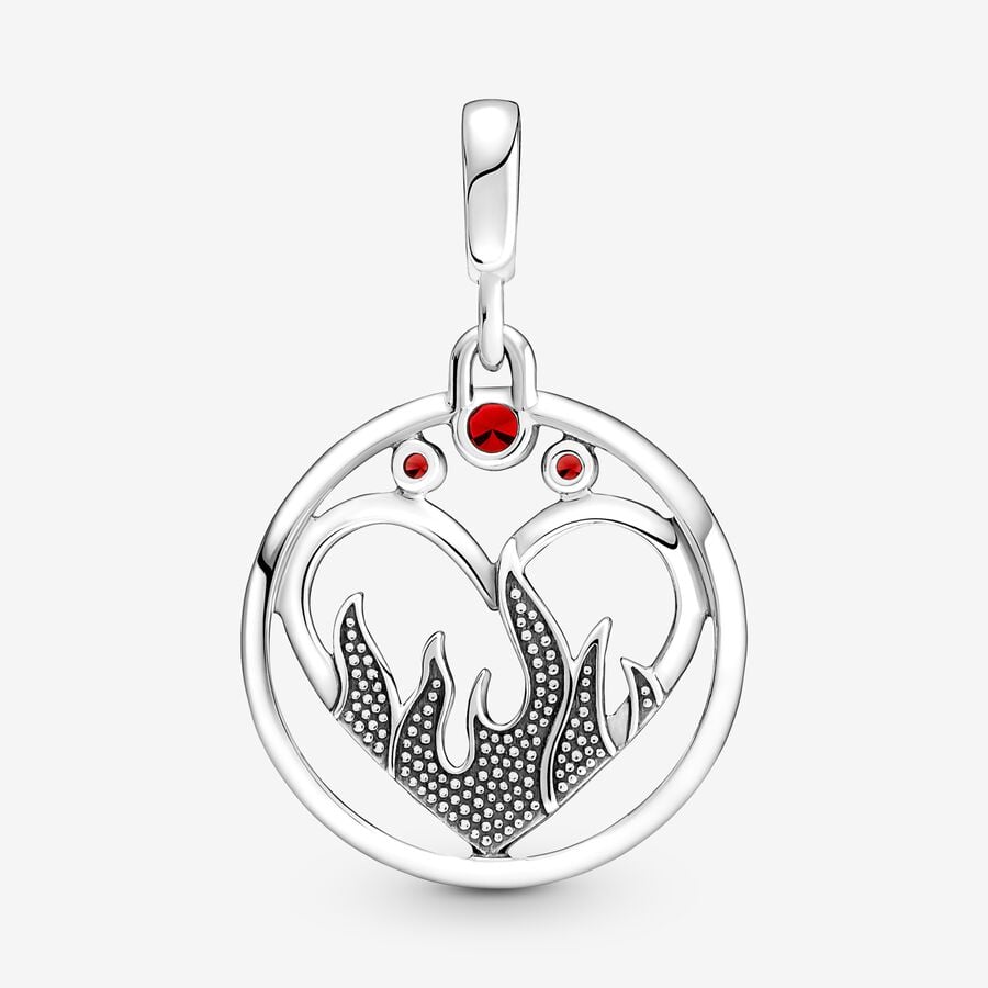 Mini Charm Medalhão Fogo Ardente [ENCOMENDA]