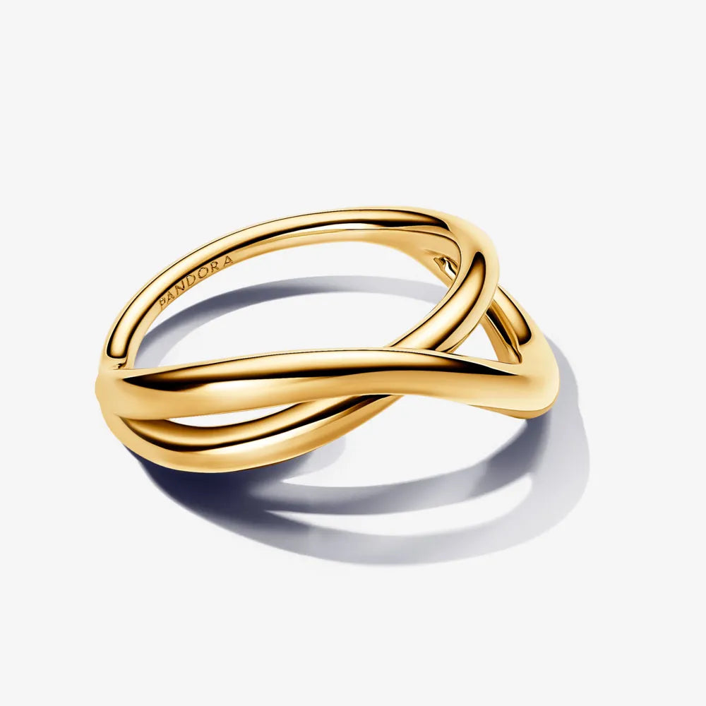 Anel Entrelaçado Dourado [ENCOMENDA]