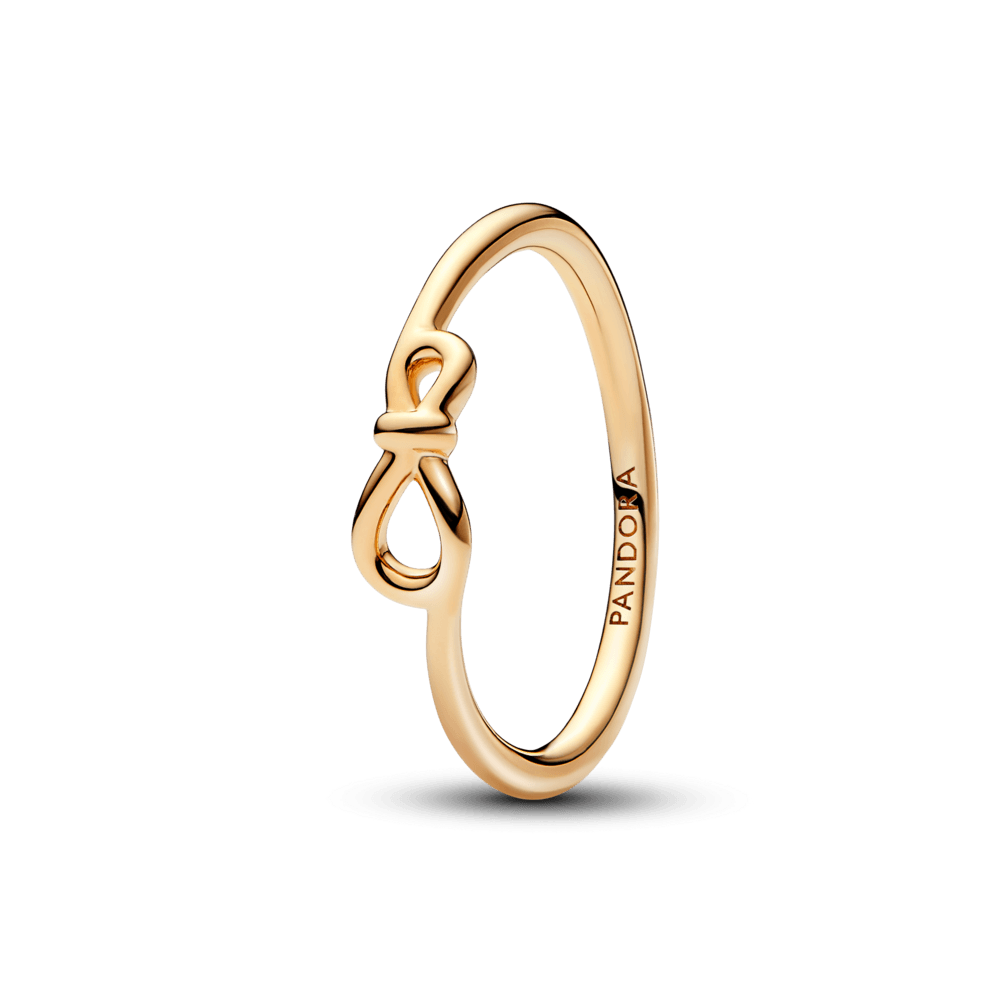 Anel Infinito Assimetrico Dourado [ENCOMENDA]