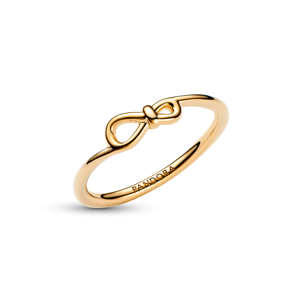Anel Infinito Assimetrico Dourado [ENCOMENDA]