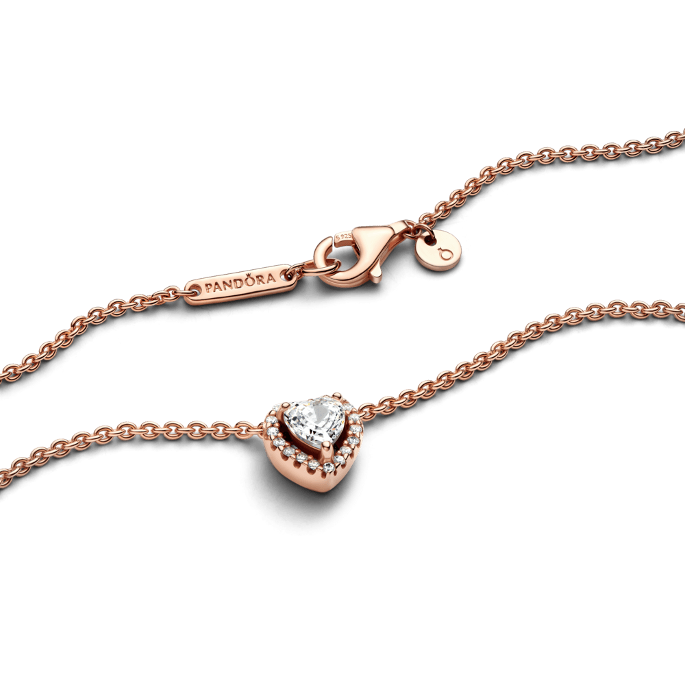 Colar Coração Cintilante Rose [ENCOMENDA]