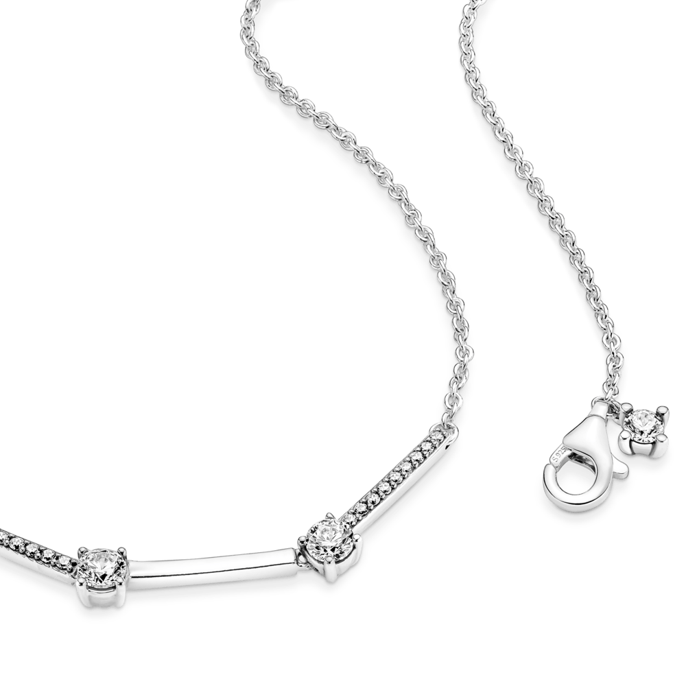 Colar em Barra Pave Brilhante [ENCOMENDA]