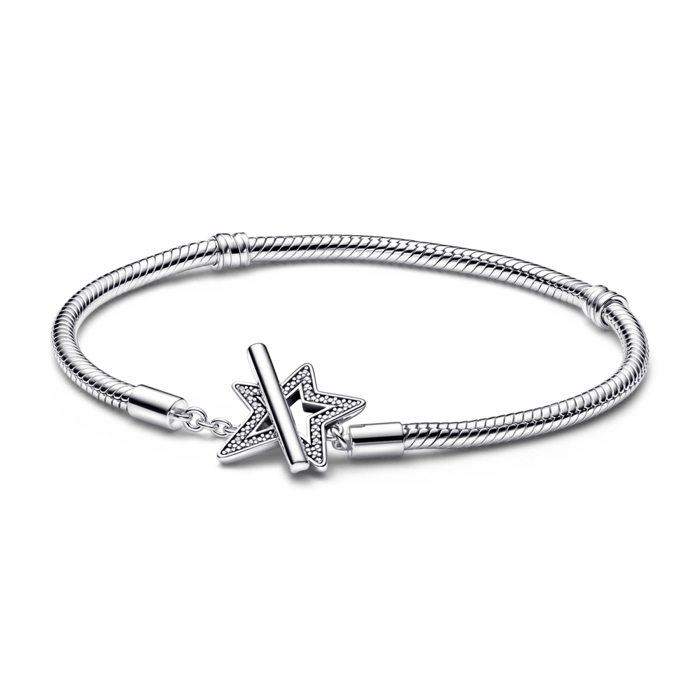 Bracelete Pandora Moments Estrela Assimetrica