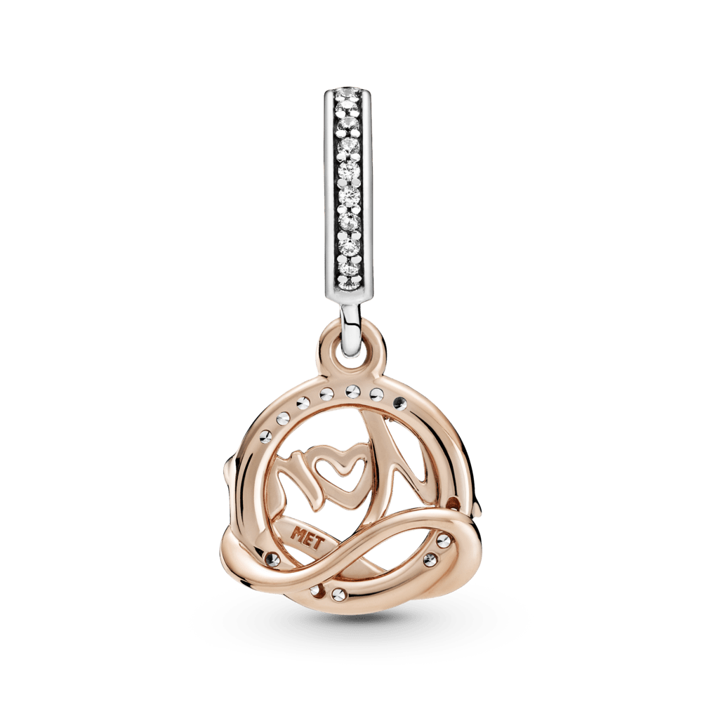 Charm Pendente Mamae Em Dois Tons [ENCOMENDA]