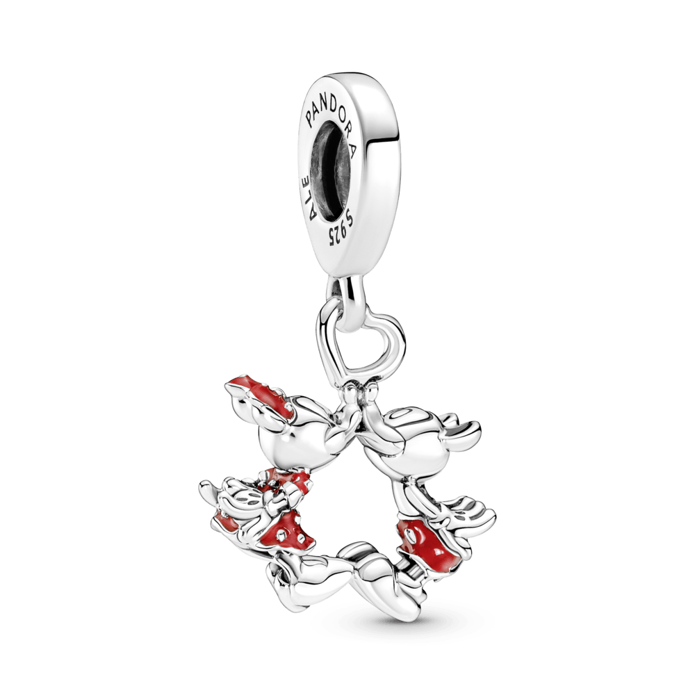 Charm Mickey E Minnie Mouse Beijo