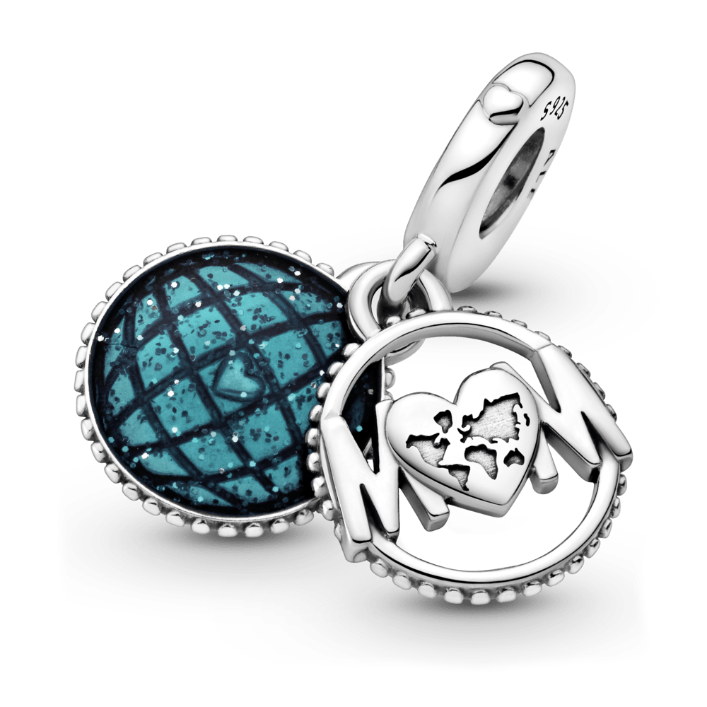 Charm Pendente Mamae Com Globo [ENCOMENDA]
