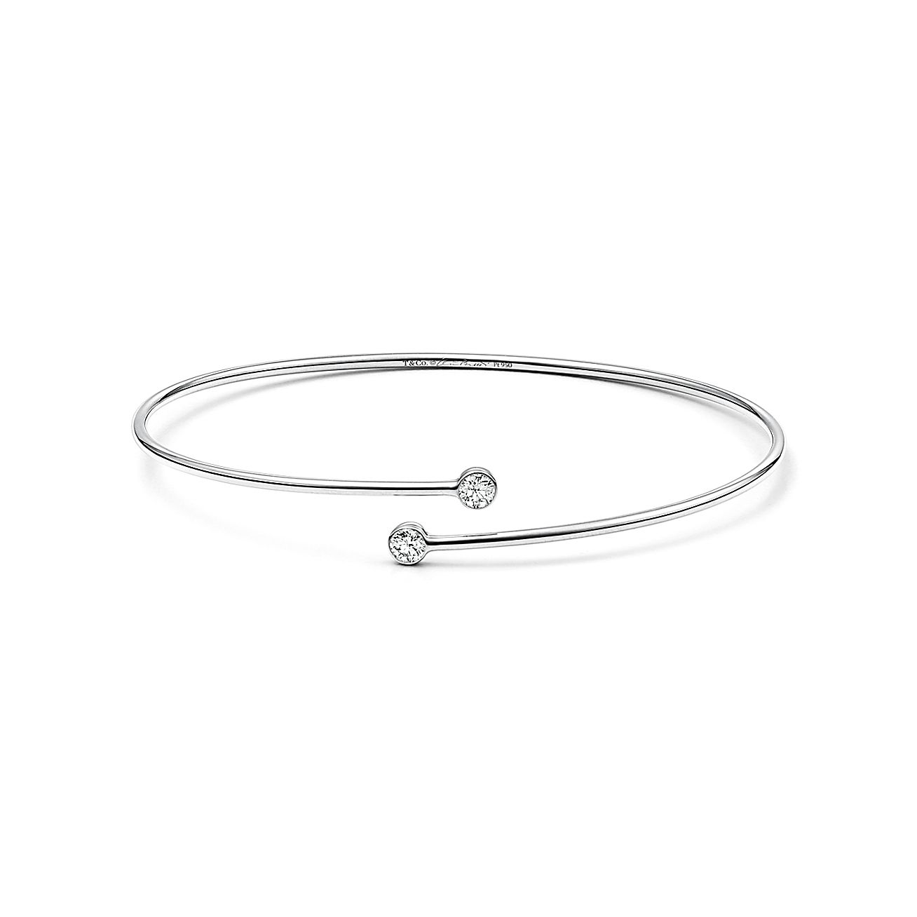 Pulseira Diamond Hoop de uma Fileira [ENCOMENDA]