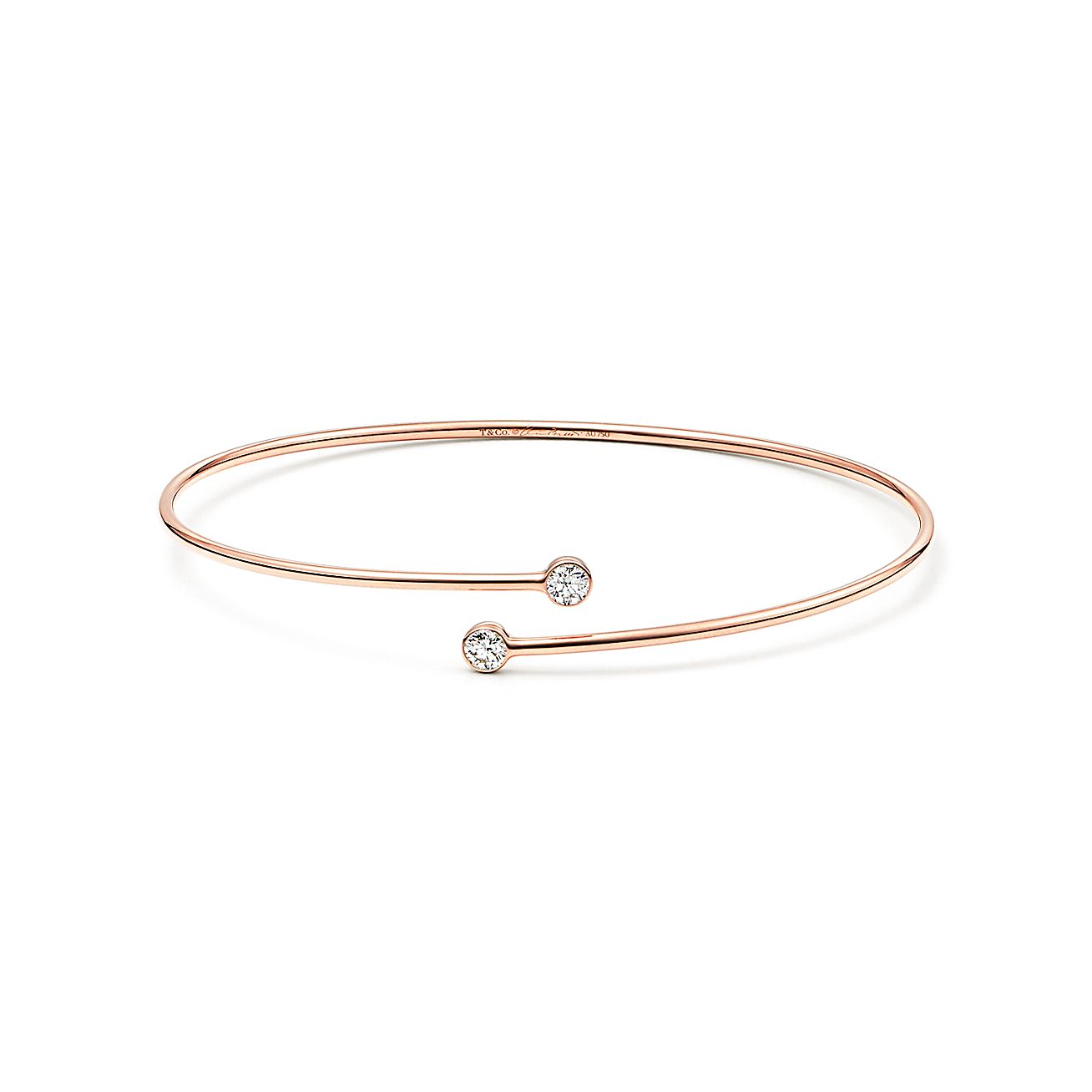 Pulseira Diamond Hoop de uma Fileira [ENCOMENDA]