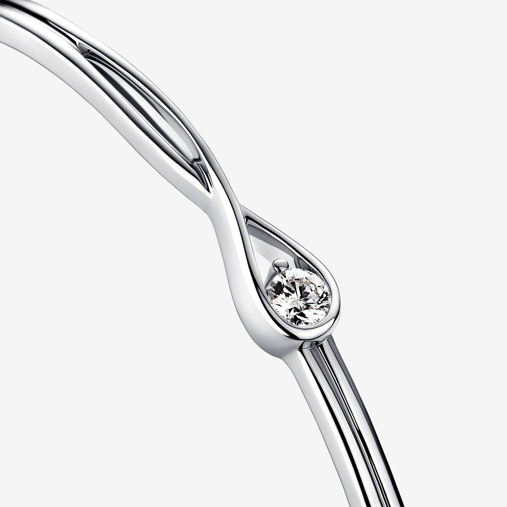 Pulseira Rígida com Brilhante [ENCOMENDA]
