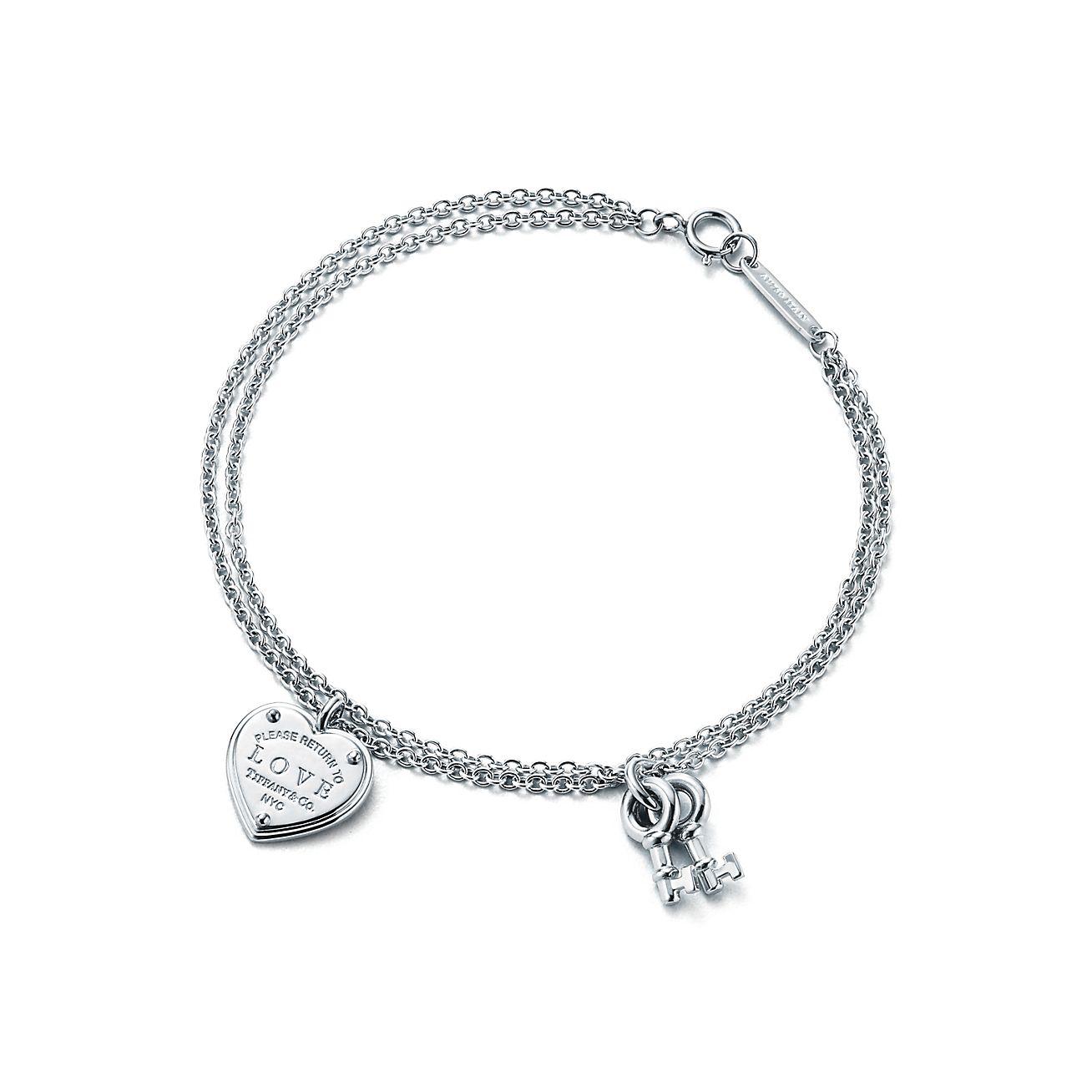 Pulseira de Chave com Coração Love Return [ENCOMENDA]