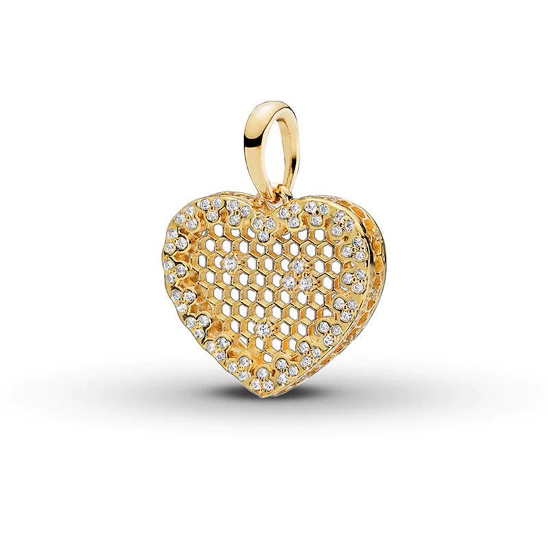 Charm Pendente Favo de Mel [ENCOMENDA]