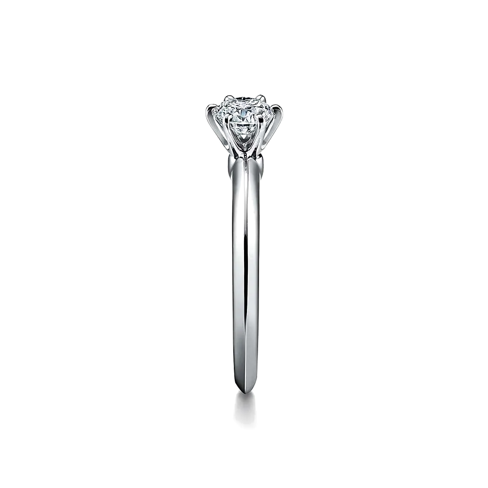 Anel - Platina com Diamante de Lapidação Brilhante