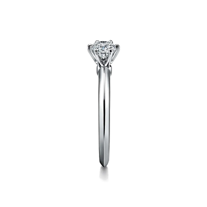 Anel - Platina com Diamante de Lapidação Brilhante