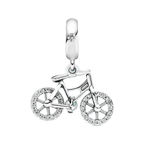 Charm Pendente Brilhante Bicicleta [ENCOMENDA]