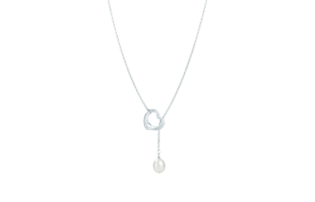 Colar Lariat Coração Aberto