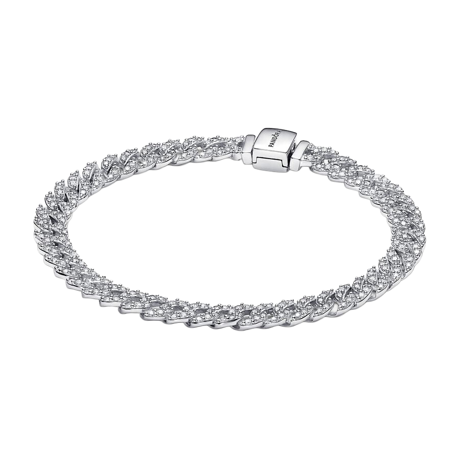 Pulseira de Corrente Pavé Atemporal